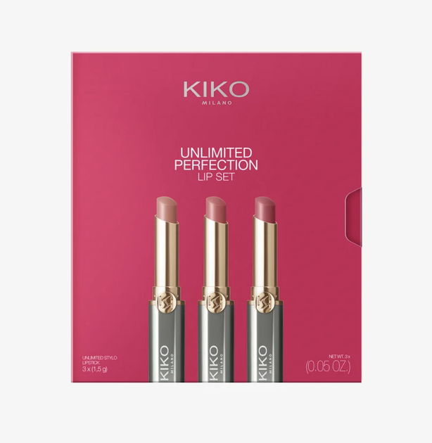 Набор помад KIKO Milano Unlimited Perfection Lip Set – Nude Aura - изображение 7