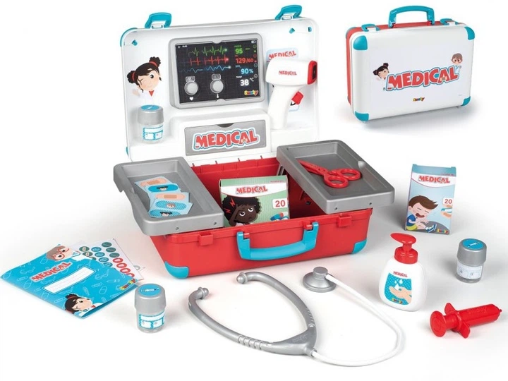 Zestaw do gry w lekarza Smoby torba medyczna (3032163401032) - obraz 2