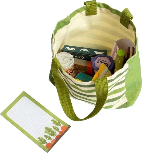 Ігровий набір Bigjigs Toys Похід за покупками 17 елементів 37060 (691621850602) - зображення 4