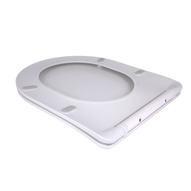 Qtap Сиденье для унитаза напольного (Dove) 425×363×30 мм, White, с микролифтом Slim Duroplast, Quick Release QT06228380BW3 - изображение 3