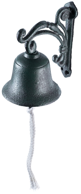 Декоративний чавунний дзвіночок Kadax Greux Зелений (5903699496534) - зображення 3