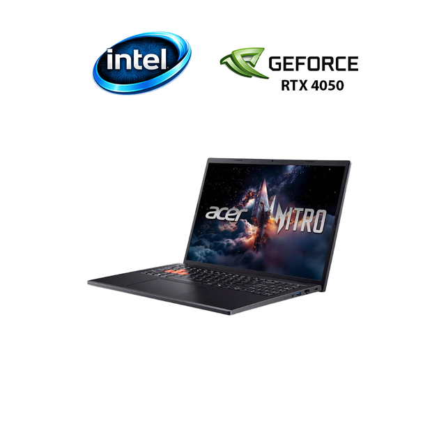 Ігровий ноутбук Acer Nitro Lite 16 NL16-71G-51N7 / 16" (1920x1080) IPS / Intel Core i5-13420H (8 (12) ядер по 3,4 - 4,6 ГГц) / 16 ГБ DDR5 / 480 ГБ SSD / nVidia GeForce RTX 4050, 6 ГБ GDDR6, 96-біт / Веб-камера б/в - Фото 1 Ігровий ноутбук Acer Nitro Lite 16 NL16-71G-51N7 / 16" (1920x1080) IPS / Intel Core i5-13420H (8 (12) ядер по 3,4 - 4,6 ГГц) / 16 ГБ DDR5 / 480 ГБ SSD / nVidia GeForce RTX 4050, 6 ГБ GDDR6, 96-біт / Веб-камера б/в - зображення 1