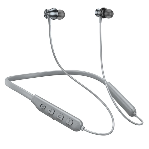 Наушники Bluetooth Hoco ES64 спортивные вакуумные с микрофоном Grey - Фото 1 Наушники Bluetooth Hoco ES64 спортивные вакуумные с микрофоном Grey - изображение 1