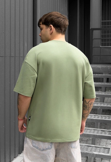 Футболка Staff green oversize S - изображение 2