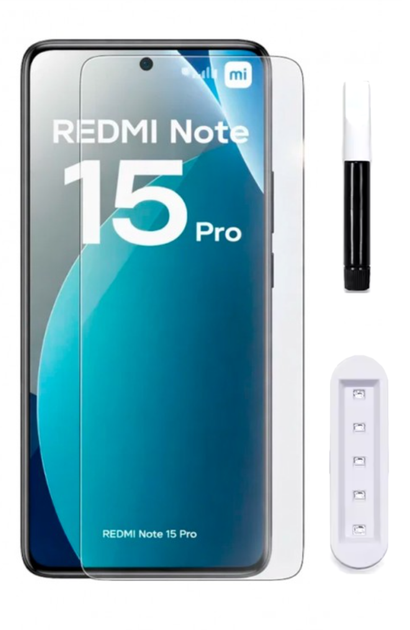 Защитное стекло DK для Xiaomi Redmi Note 15 Pro 4G | UV Curved (023275) (clear) - Фото 1 Защитное стекло DK для Xiaomi Redmi Note 15 Pro 4G | UV Curved (023275) (clear) - изображение 1