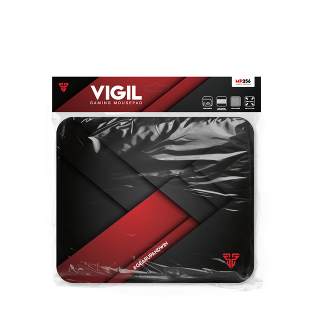 Килимок для мишки Fantech Vigil MP256 250/210/2mm типу Speed Чорний - зображення 2