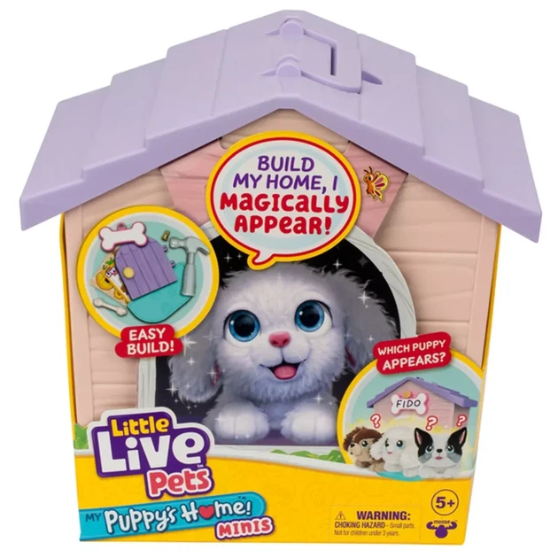 Игрушка-сюрприз Little Live Pets Дом мини розовый в ассортименте (26617) - Фото 1 Игрушка-сюрприз Little Live Pets Дом мини розовый в ассортименте (26617) - изображение 1