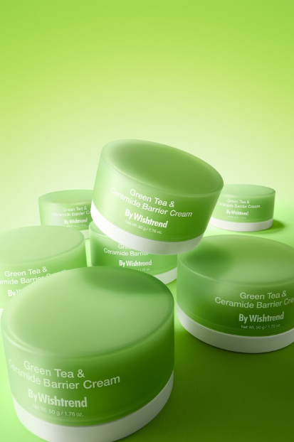 Восстанавливающий крем для лица By Wishtrend Green Tea & Ceramide Barrier Cream с зеленым чаем и керамидами 50 г - изображение 4
