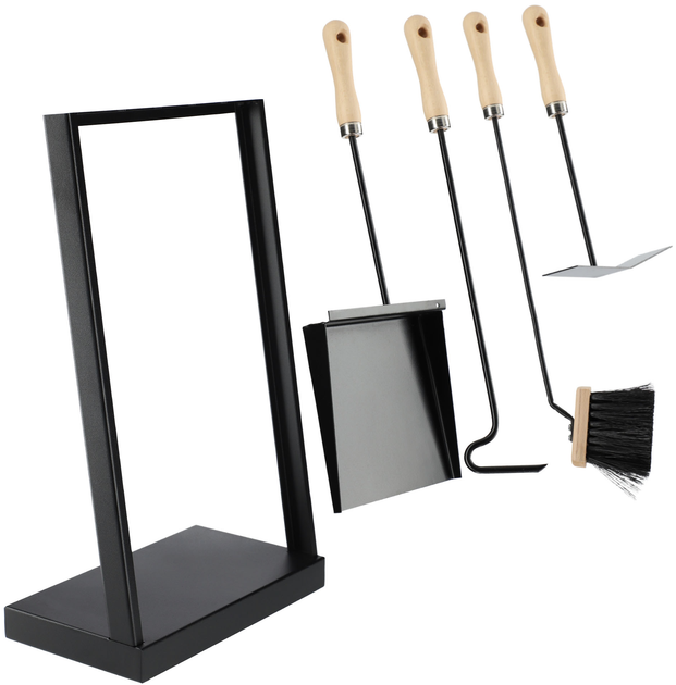 Zestaw kominkowy Kadax Stea 5w1 Czarny (5903699494592) - obraz 5