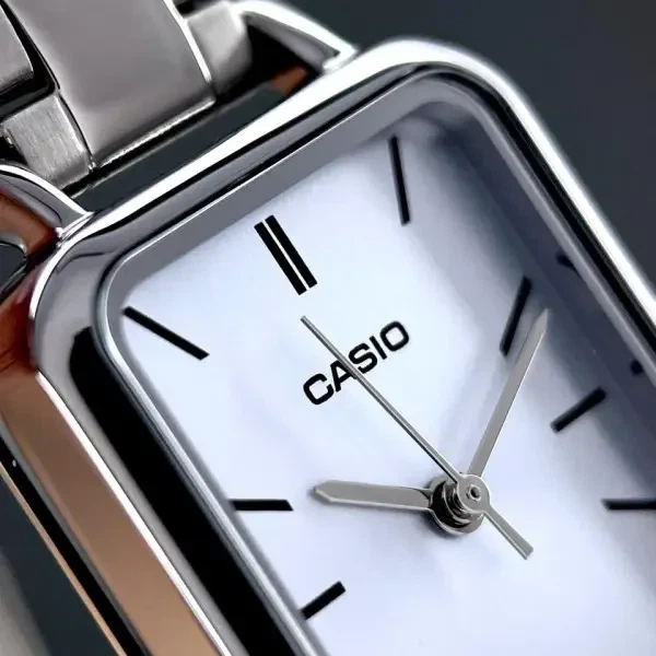 Жіночий наручний годинник Casio LTP-V009D-2E, кварцовий, сталевий браслет, водозахист 30 м - зображення 4