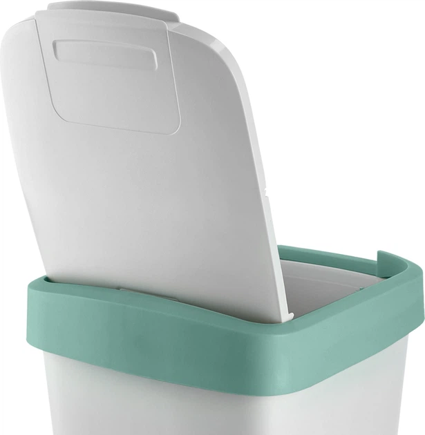 Kosz na śmieci Kadax Pesmes 25 l Jasno zielony-biały K9702 (5903699492765) - obraz 5