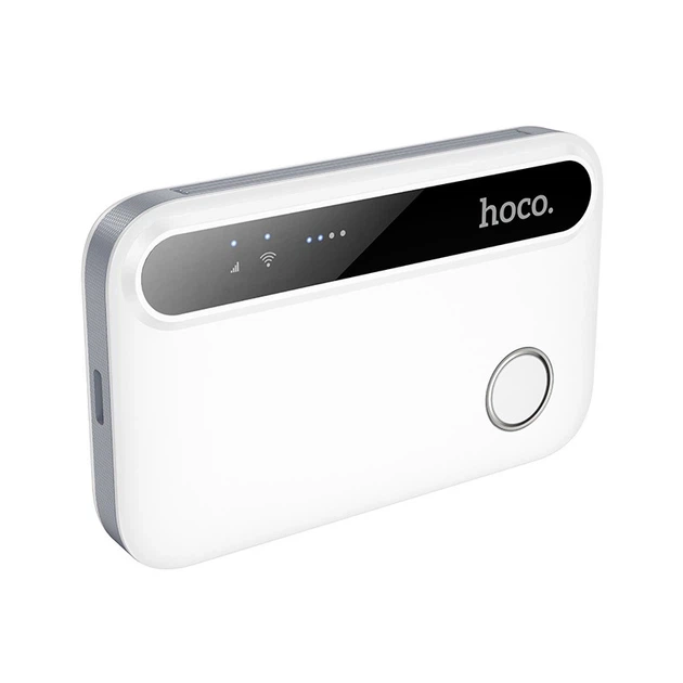 Модем бездротовий Hoco HI41 Mobile portable WiFi 4G LTE 150Mbps з акумулятором Білий - зображення 3