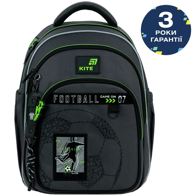 Рюкзак шкільний Kite Education 763S для хлопчика Сірий 37x27.5х12.5см 13.5л легкий Ортопедичний 1-4 клас спинка Ergo Kids (K26-763S-3) - Фото 2 Рюкзак шкільний Kite Education 763S для хлопчика Сірий 37x27.5х12.5см 13.5л легкий Ортопедичний 1-4 клас спинка Ergo Kids (K26-763S-3) - зображення 2