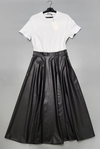 Комбінована сукня міді Zara 5029/203 L - Фото 9 Комбінована сукня міді Zara 5029/203 L - зображення 9