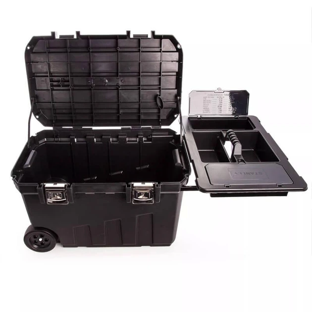 Скринька STANLEY "Mobile Job Chest" пластикова, великого об'єму, з колесами, 768х490х476 мм. (1-92-978) - зображення 2