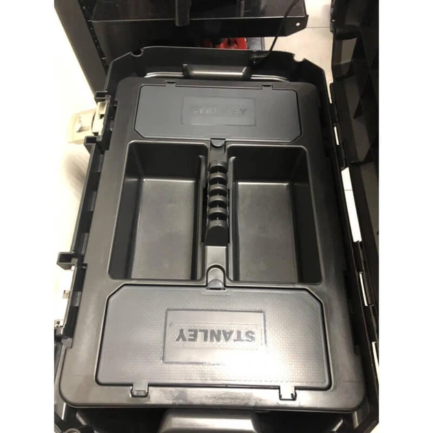 Скринька STANLEY "Mobile Job Chest" пластикова, великого об'єму, з колесами, 768х490х476 мм. (1-92-978) - зображення 6