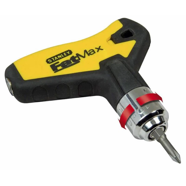 Викрутка - набір STANLEY " FatMax" з Т- ручкою з заскочковим механізмом і набором біт, 27 предметів. (0-79-153) - изображение 7