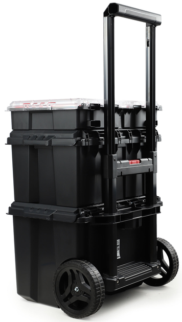 Набір модульних ящиків Keter Stack 'N' Roll на колесах 150 л (7290106934221) - зображення 4