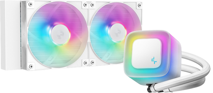 Водяне охолодження DeepCool LE240 V2 ARGB White (R-LE240-WHAMMN-G-2) - Фото 1 Водяне охолодження DeepCool LE240 V2 ARGB White (R-LE240-WHAMMN-G-2) - зображення 1