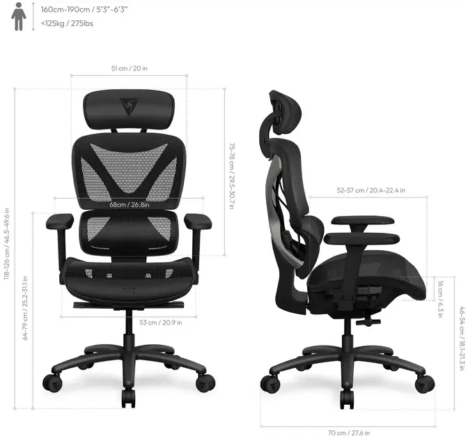 Крісло для геймера TX3 XTC Loft Dark Grey (TEGC-307410Z.Z1) - Фото 8 Крісло для геймера TX3 XTC Loft Dark Grey (TEGC-307410Z.Z1) - зображення 8