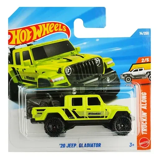 Машинка Хот Вілс 1:64 `20 Jeep Gladiator колекція Truckin` Along Hot Wheels Mattel JJH91 - Фото 1 Машинка Хот Вілс 1:64 `20 Jeep Gladiator колекція Truckin` Along Hot Wheels Mattel JJH91 - зображення 1