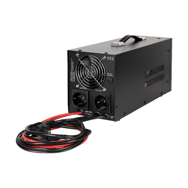 Джерело безперебійного живлення KEMOT PROsinus-1500/24-LFP4 24V 230V 1500VA/1050W (URZ3427-24-LFP4) - изображение 2