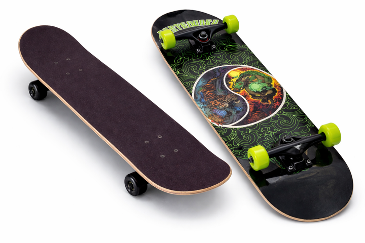Скейтборд деревянный дракон SP-Sport Skateboard Dragon 4411-8 размер 78х20см Black-Multicolor - изображение 3