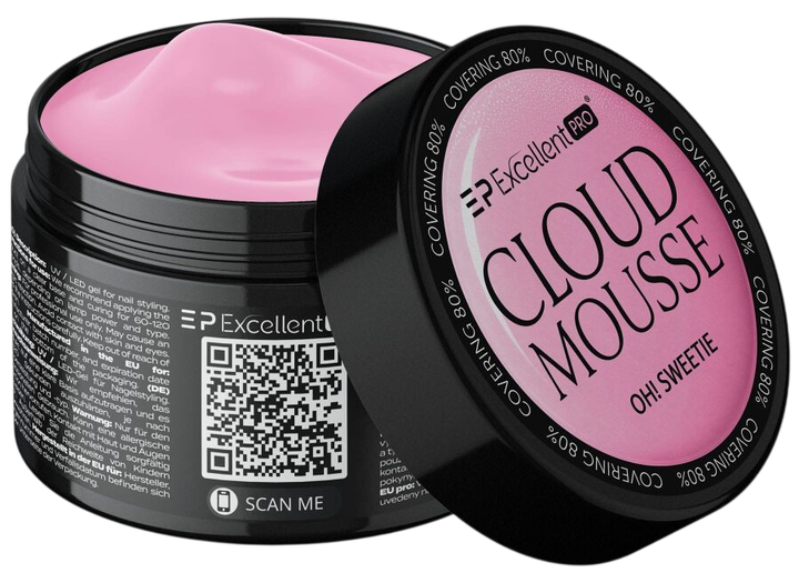 Żel budujący do paznokci Excellent Pro Cloud Mousse Oh! Sweetie 50 g (5903900446587) - obraz 1