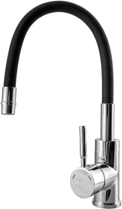Кухонна мийка Kernau KGS A 4560 1B1D Black Metallic з краном KWT ​​29 Elastic Black - зображення 2