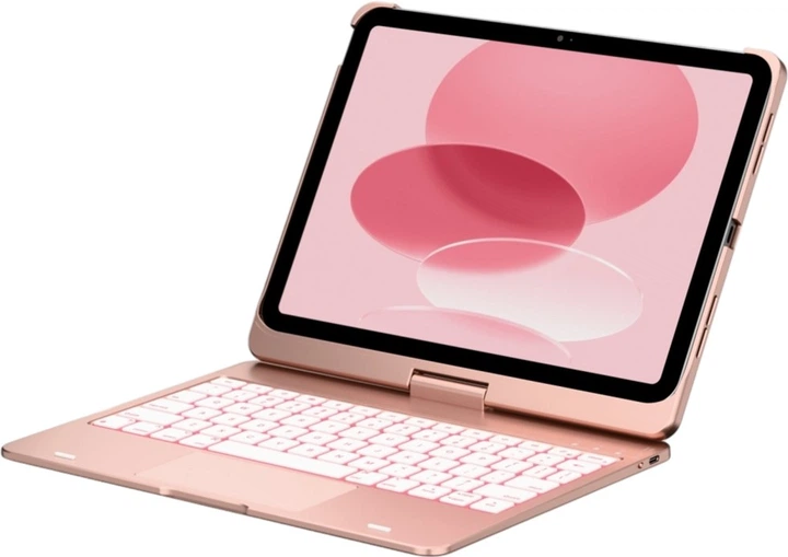 Чохол-клавіатура Typecase Flexbook Touch для Apple iPad 11" 2025/10.9" 2022 Pink (KB201T-100-B-RSE-WHT-B-US-V3) - зображення 9