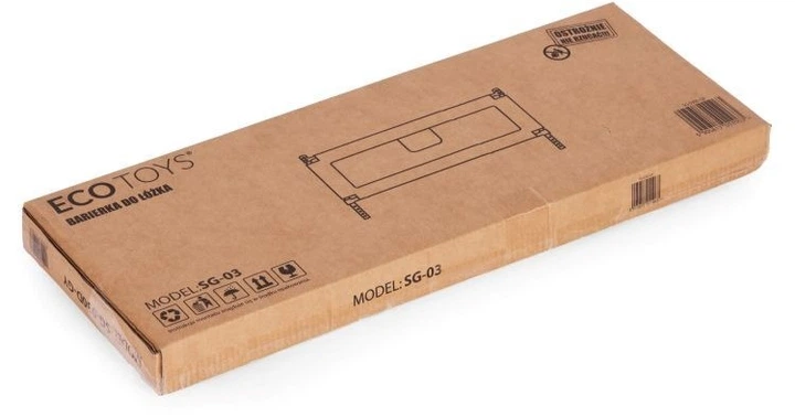 Barierka ochronna na łóżko EcoToys 200 cm Niebieski (5905817011087) - obraz 7