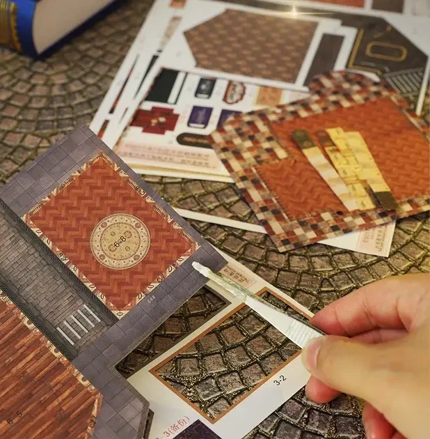 Творческий Конструктор Румбокс 3D DIY Книжковый торговый центр (Размер 18.3х23.5х17.2 см) - изображение 3
