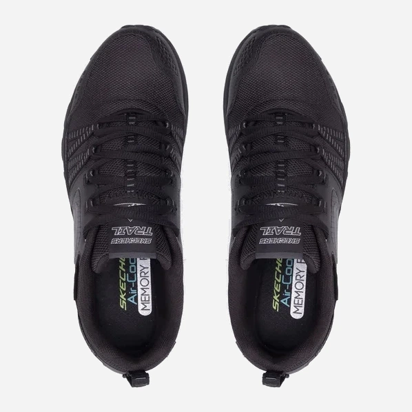 Buty trekingowe męskie skórzane Skechers Escape Plan 51591-BBK 39.5 Czarne (192283736209) - obraz 6