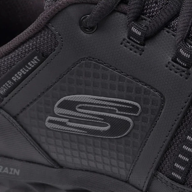 Buty trekingowe męskie skórzane Skechers Escape Plan 51591-BBK 39.5 Czarne (192283736209) - obraz 8