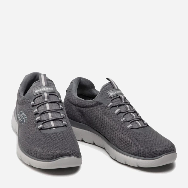 Чоловічі кросівки Skechers Summits 52811-CHAR 42 Сірі (191665120759) - зображення 4