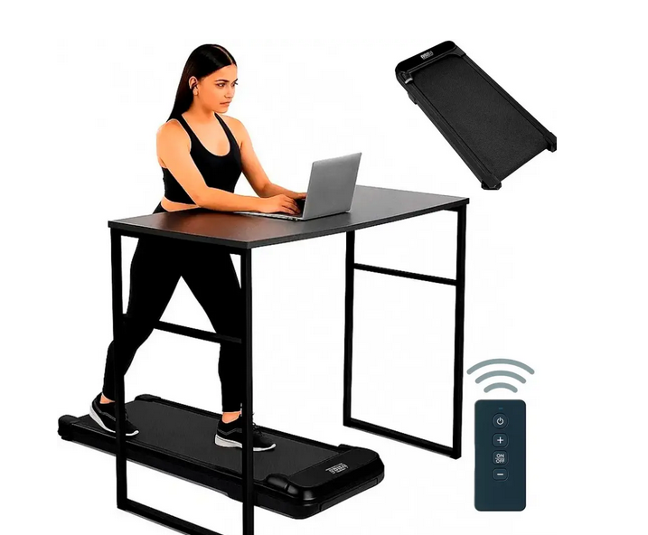 Беговая дорожка электрическая Treadmill, до 120кг, 1100Вт, до 6км/час, тихая и компактная для дома, квартиры или офиса - изображение 4