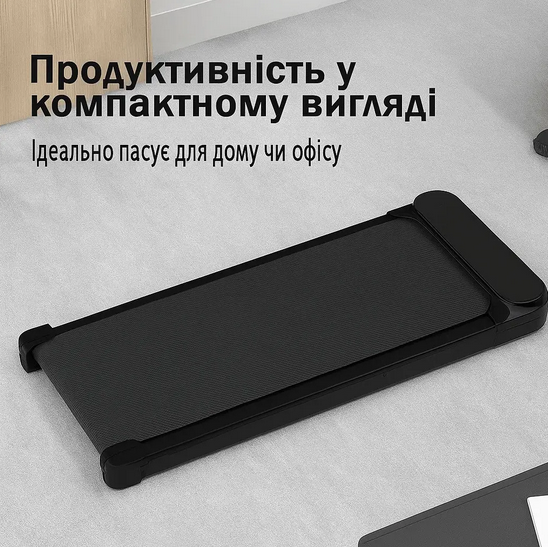 Беговая дорожка электрическая Treadmill, до 120кг, 1100Вт, до 6км/час, тихая и компактная для дома, квартиры или офиса - изображение 6