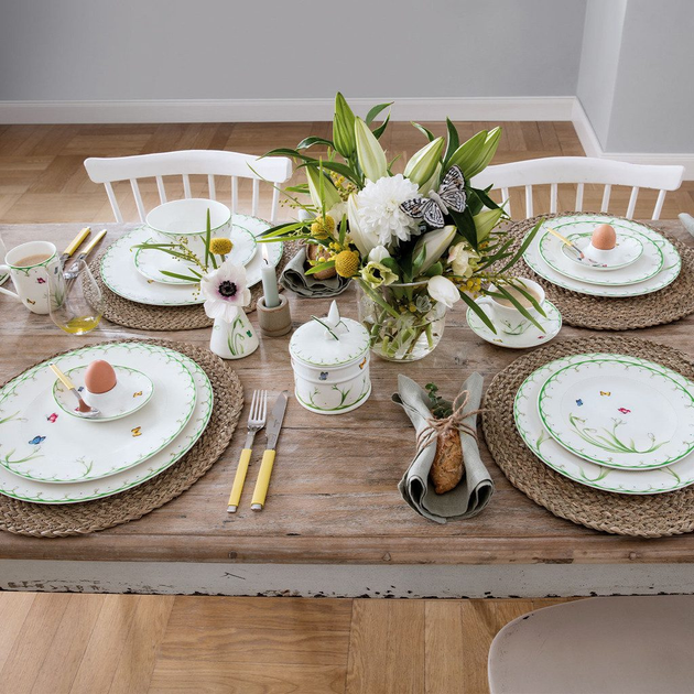 Набір столового посуду для сніданку Villeroy & Boch Colourful Spring з 8 предметів на 2 персони преміальна порцеляна - зображення 7