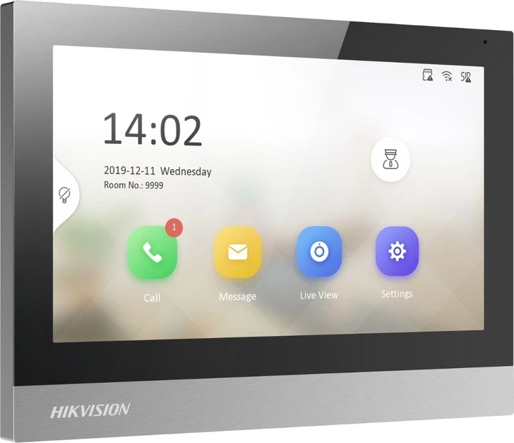 Монітор відеодомофона Hikvision DS-KH8380-WTE1 - Фото 3 Монітор відеодомофона Hikvision DS-KH8380-WTE1 - зображення 3