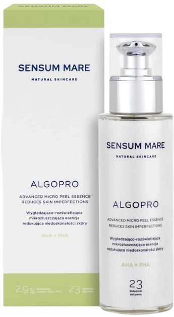 Esencja do twarzy Sensum Mare AlgoPro wygładzająco–rozświetlająca 100 ml (5907222316528) - obraz 1