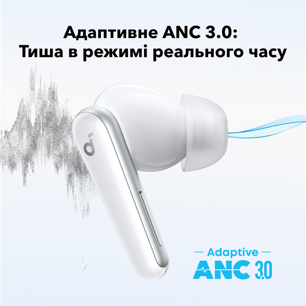 Навушники Anker SoundCore Liberty 5 White TWS ANC Білий - зображення 10