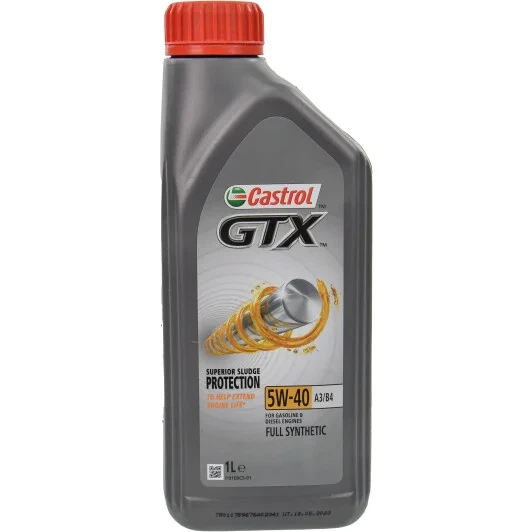 Олива моторна Castrol GTX A3/B4 5W-40 (1л.) - Фото 1 Олива моторна Castrol GTX A3/B4 5W-40 (1л.) - изображение 1