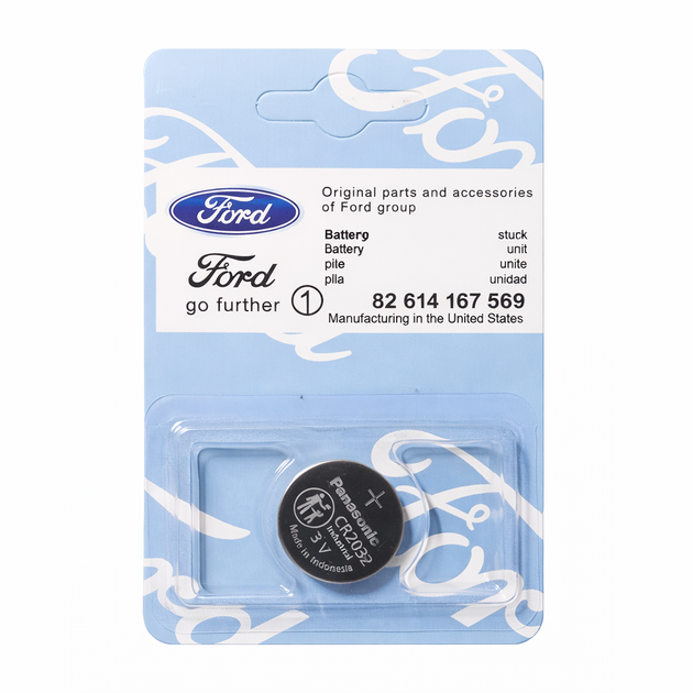 Батарейка CR2032 3V для ключа Ford литиевая батарейка для брелока авто - Фото 2 Батарейка CR2032 3V для ключа Ford литиевая батарейка для брелока авто - изображение 2