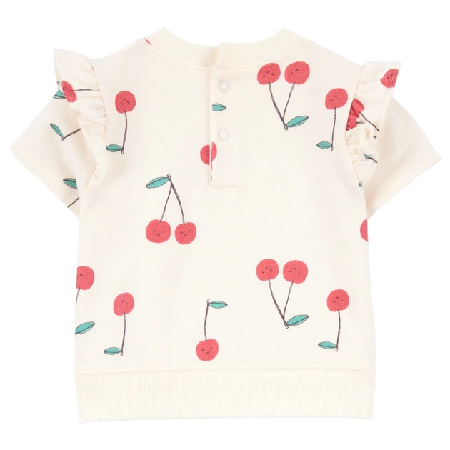 Комплект Carter's 3в1 2 боди, шорты для девочки 81-86 см (1S535710_24M) - изображение 2