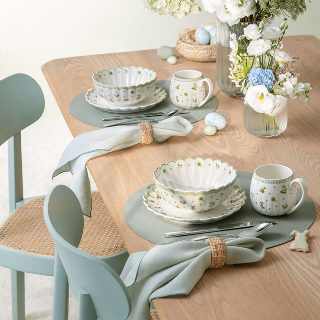 Набір столового посуду для сніданку Villeroy & Boch Easter Delight із 6 предметів на 2 персони преміальна порцеляна - зображення 2