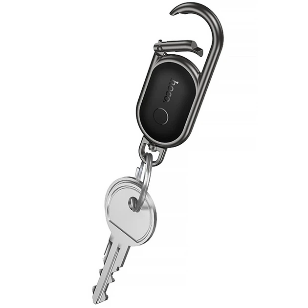 Поисковый трекер Hoco E91J Tiger smart anti-lost keychain со встроенной батарейкой Черный - изображение 3