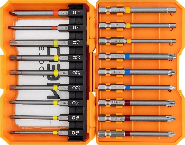 Zestaw bitów NEO Tools 18 szt. 56-606 (5906692007776) - obraz 2