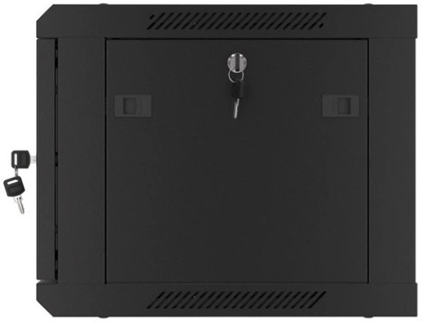 Шафа настінна серверна Lanberg 19" 6U 600x450 Black (WF01-6406-00B) - зображення 2