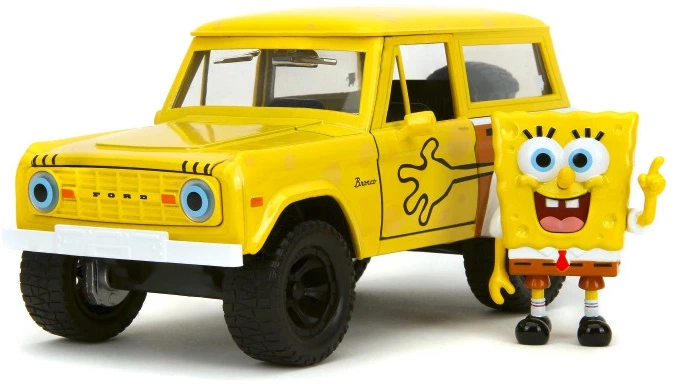 Металева модель автомобіля Jada SpongeBob Ford Bronco 1:24 9335467314 (4006333096488) - зображення 2