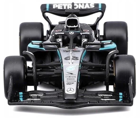 Металева модель автомобіля Bburago Formula Mercedes AMG G. Russell 1:43 38237_63 (4893993382378) - зображення 3